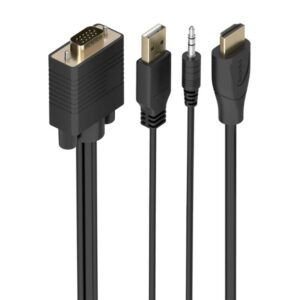 Foto de Aisens Cable Conversor SVGA y Audio a HDMI Aisens A115-1008 1.5m (PN: A115-1008)