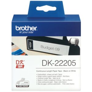 Foto de Brother Cinta Brother DK22205 Papel Térmico Continuo 62mm (PN: DK22205)