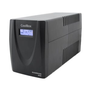 Foto de CoolBox SAI Interactivo CoolBox Guardian 3 800VA / 480W con Pantalla LCD · Respaldo Energético para TPV y Auto-ID (PN: COO-SAIGD3-800)