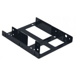 Foto de CoolBox Soporte Adaptador Metálico de Bahía de 3.5" a Doble SSD/HDD de 2.5" · P/N COO-AB3525X2 (PN: COO-AB3525X2)