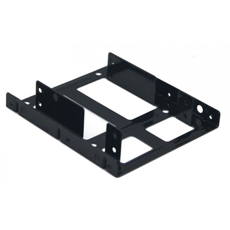 Foto de CoolBox Soporte Adaptador Metálico de Bahía de 3.5" a Doble SSD/HDD de 2.5" · P/N COO-AB3525X2 (PN: COO-AB3525X2)